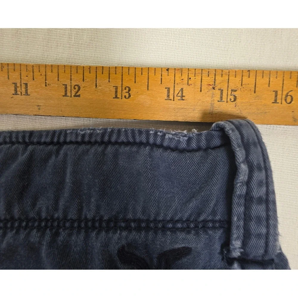 American Eagle Cargo Shorts Mens 30 Navy Blue Classic Cotton Workwear gorpcore